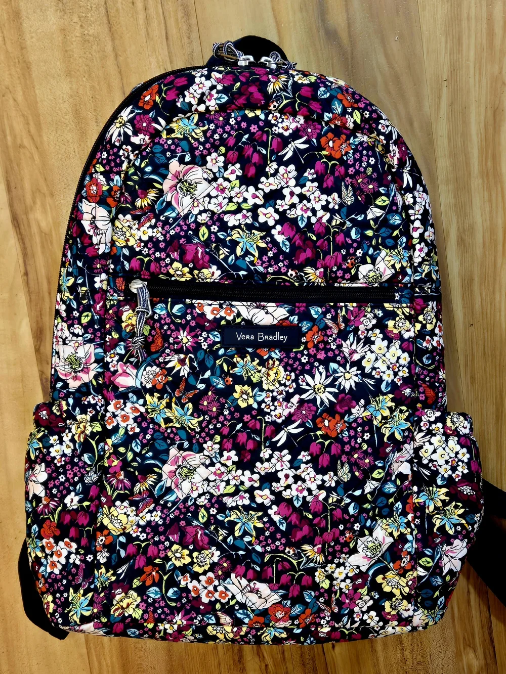 Vera Bradley Quilted Cotton Backpack - Retired Itsy Ditsy Floral Print